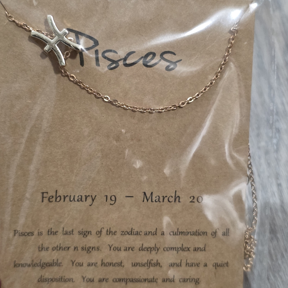 Pisces Zodiac Necklace